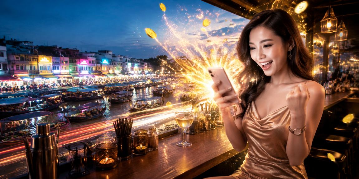 Người chơi tại Cần Thơ trải nghiệm casino di động dưới ánh đèn neon về đêm